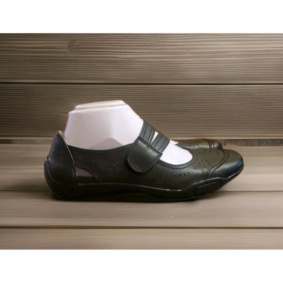 New Ros Hommerson Chelsea Mary Jane Flats Women’s Size 7.5 N Black - Picture 1 of 11